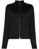 Kodi metallic stripe track jacket