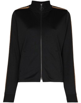 Kodi metallic stripe track jacket