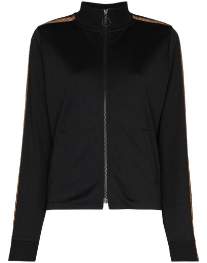 Kodi metallic stripe track jacket
