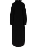 high-neck maxi dress