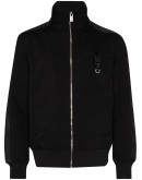 zip-up high-neck track top