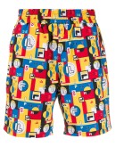 Kaeo abstract print swim shorts