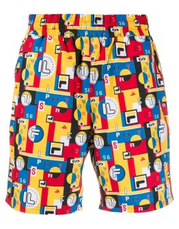 Kaeo abstract print swim shorts