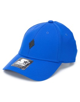 Cross logo-patch baseball cap