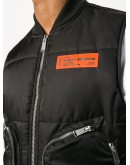 multi-pocket padded gilet