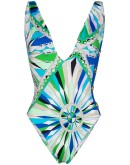 Kaleido graphic-print swimsuit