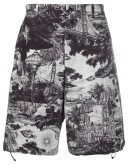 printed Bermuda shorts