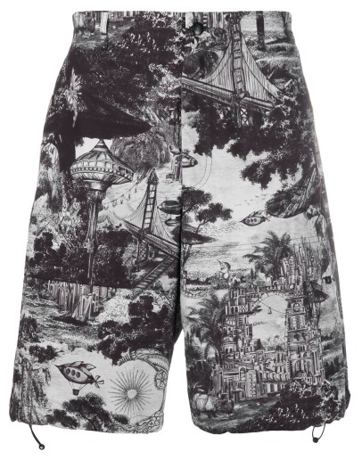 printed Bermuda shorts