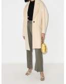 dropped shoulder cocoon coat