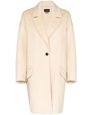 dropped shoulder cocoon coat