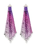Pixel Flow pendant earrings
