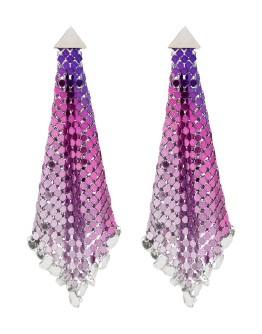 Pixel Flow pendant earrings