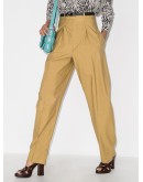 high waist tapered trousers