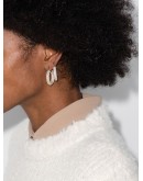 chain hoop earrings