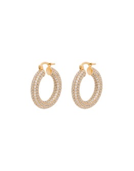 chain hoop earrings