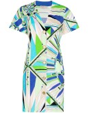 Bes print mini dress