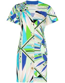 Bes print mini dress