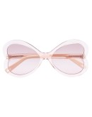 Bonnie heart-frame sunglasses