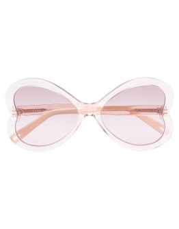 Bonnie heart-frame sunglasses