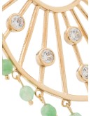Allegory of Spring 24kt gold-plated earrings