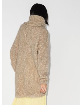 roll neck knitted jumper