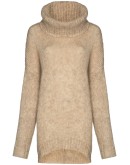 roll neck knitted jumper