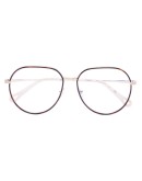 tortoiseshell effect aviator glasses