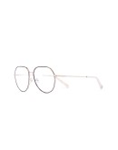 tortoiseshell effect aviator glasses
