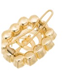 GG faux pearl-embellished hair clip
