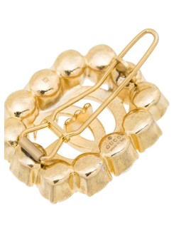 GG faux pearl-embellished hair clip