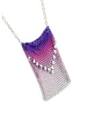 Pixel chainmail necklace
