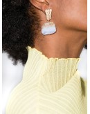 24kt gold vermeil Sunset Hues agate earrings