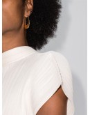 gold-tone hoop earrings
