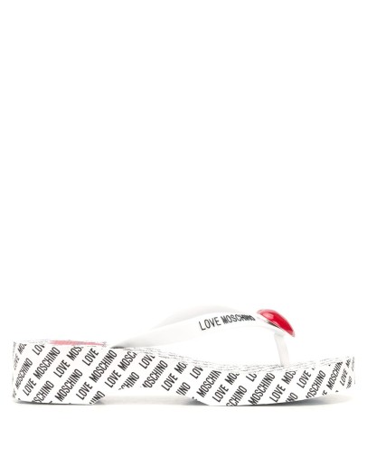 heart-detail flip flops