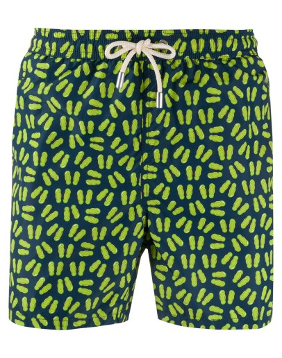 Sea Flip Flop-print swim shorts