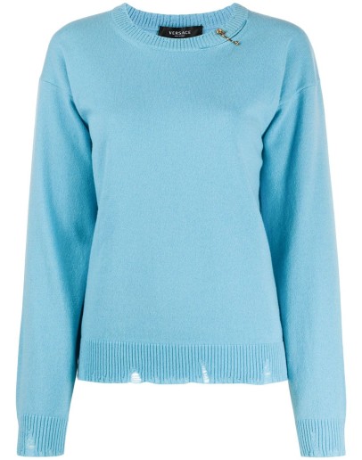 safety-pink long-sleeve jumper