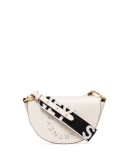 perforated logo shoulder bag