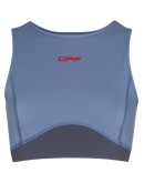 Active logo-print sports bra