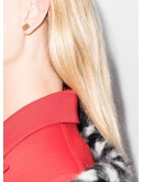 Greca gold-tone earrings