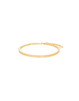 Greca gold-tone choker
