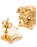 gold-tone Medusa head earrings