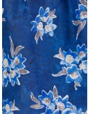 drawstring small floral print swim shorts