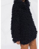 loop-stitch oversized jumper