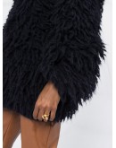 loop-stitch oversized jumper