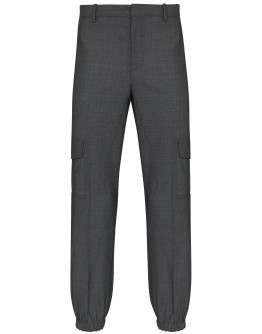 tailored cargo-style trousers
