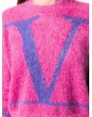 VLOGO intarsia jumper