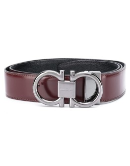 reversible Gancini belt