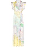 paisley-print dress