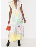 paisley-print dress