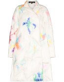 tie-dye padded coat